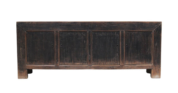 Vintage Distressed Reclaimed Wood Sideboard Cabinet 27
