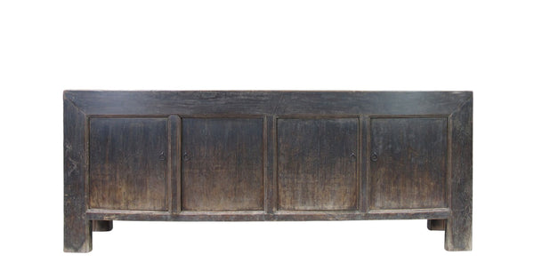 Vintage Hand Made Reclaimed Elm Sideboard Cabinet 32