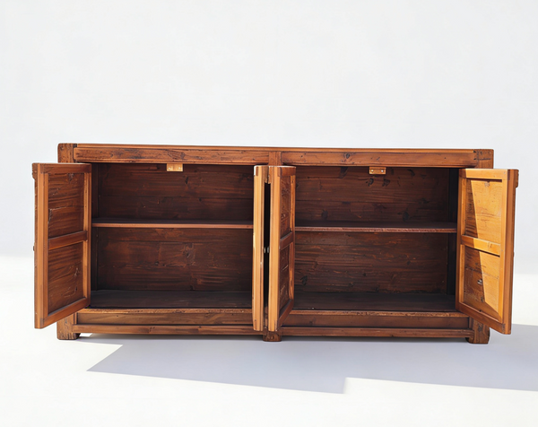 17th Century Double-Door Pine Sideboard