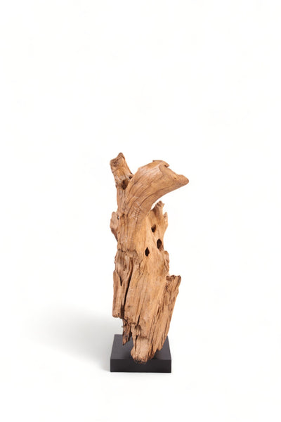 47" Inch Tall Organic Teak Natural Sculpture
