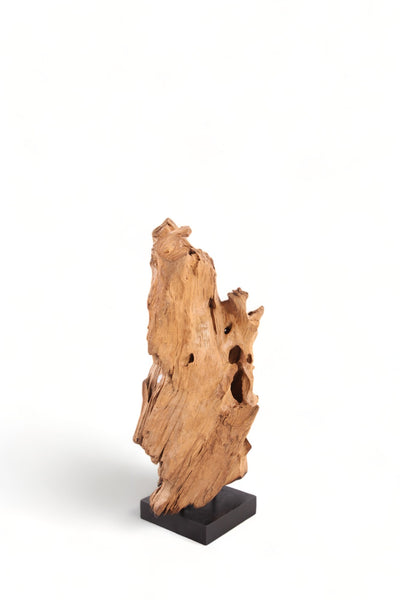 47" Inch Tall Organic Teak Natural Sculpture