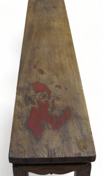 Low 71" inch Long Antique Chinese Bench Console Table