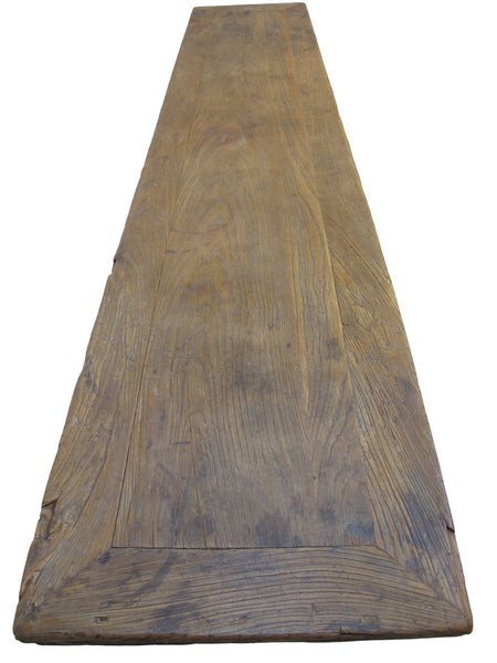 Low 111" inch Long Antique Chinese Bench Console Table