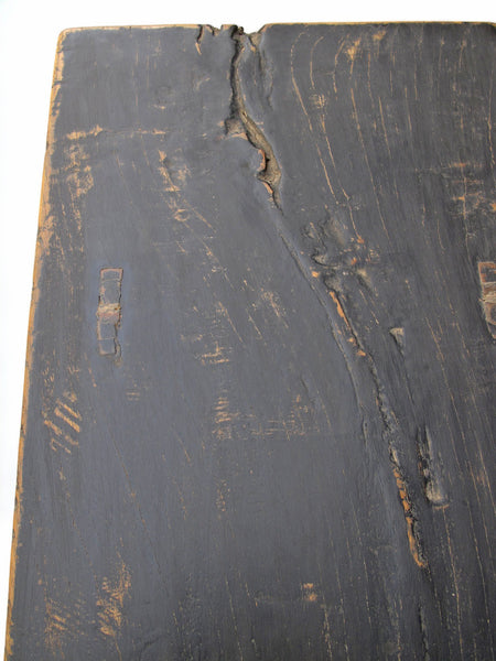 Black 85" inch Long Antique Chinese Bench Console Table