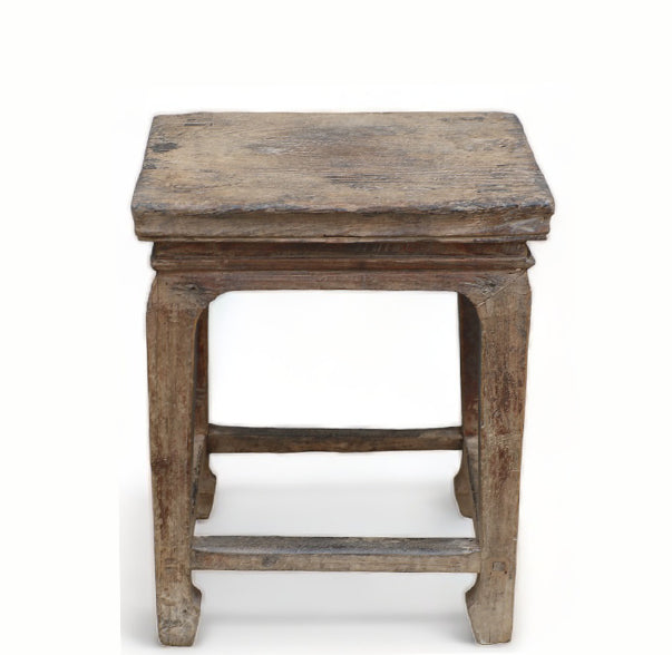 Elm Wood Stool or Accent Table 5