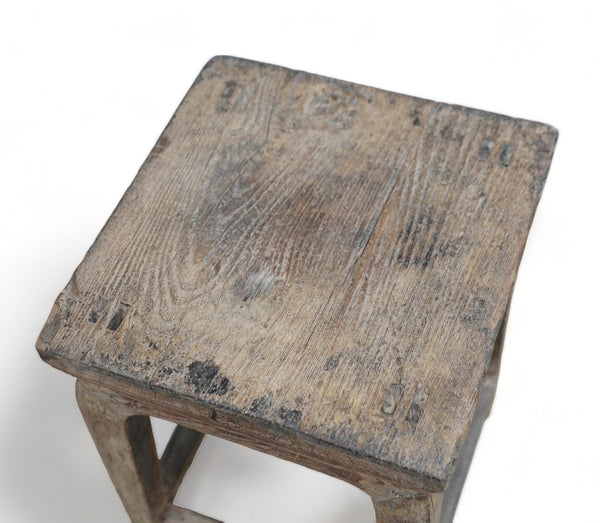 Elm Wood Stool or Accent Table 5