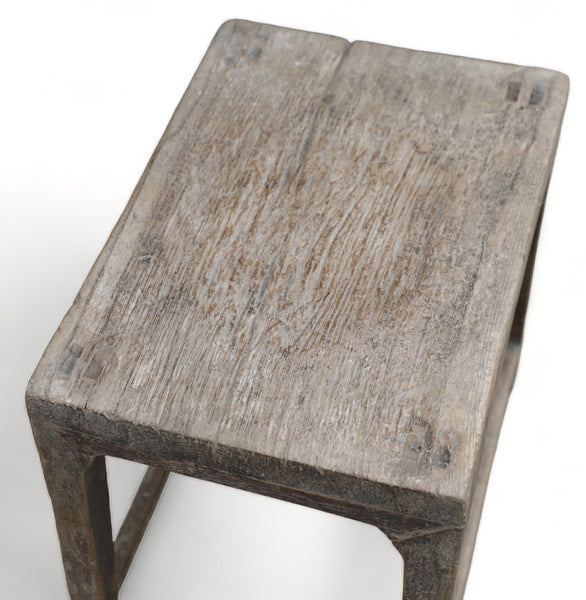 Elm Wood Stool or Accent Table 11