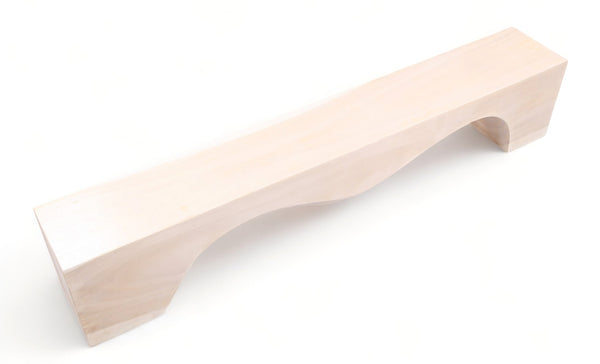 94.5" Inch Long Modern White Sculpture Bench - 4