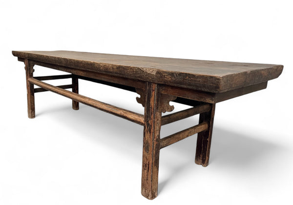 Naturally Aged 84" inch Long Antique Chinese Bench