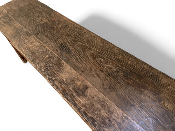 Naturally Aged 84" inch Long Antique Chinese Bench