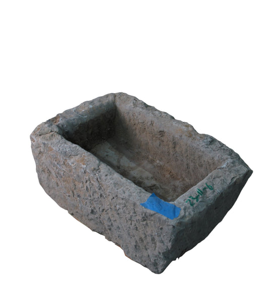 22" Inch Long Hand Chiseled Stone Trough 11-6