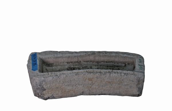 42" Inch Long Hand Chiseled Stone Trough 19