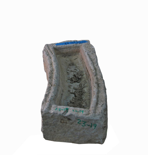 42" Inch Long Hand Chiseled Stone Trough 19