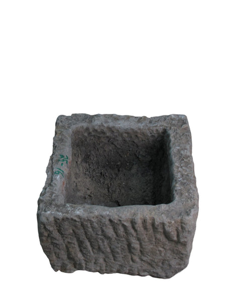 20" Inch Long Hand Chiseled Stone Trough 24-16
