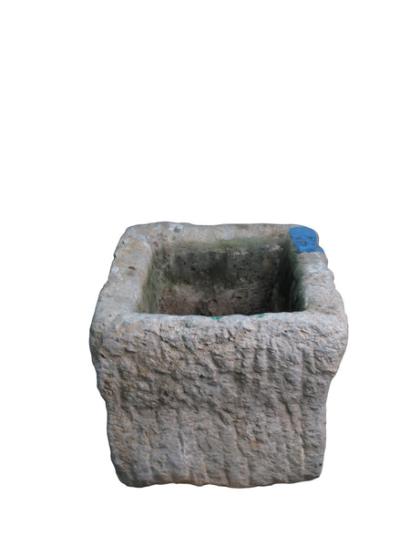 20" Inch Long Hand Chiseled Stone Trough 24-23