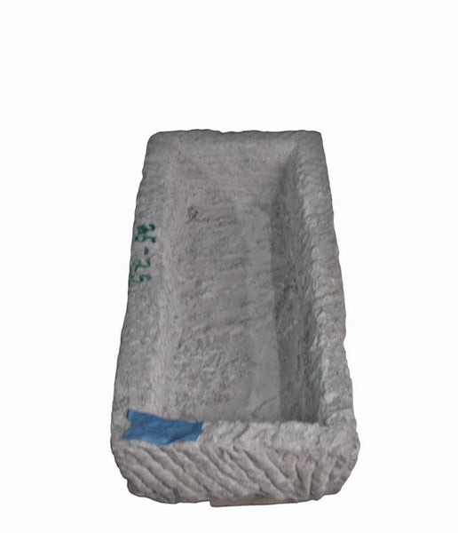 32" Inch Long Hand Chiseled Stone Trough 24-25