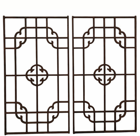 Antique Chinese Lattice Wall Art
