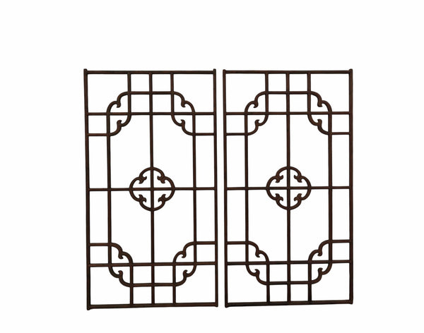 Antique Chinese Lattice Wall Art