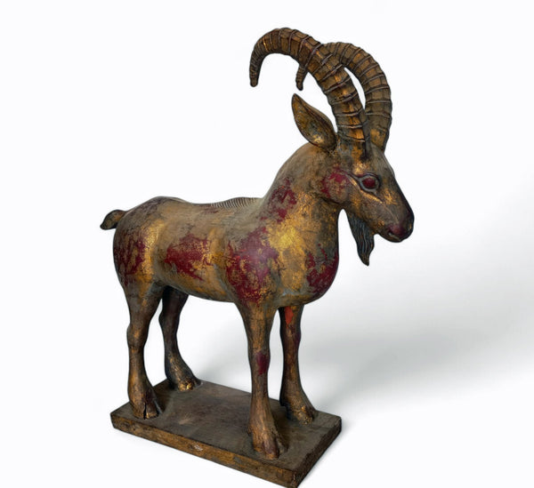 A Pair of Handcrafted Mountain Goats - Dyag East