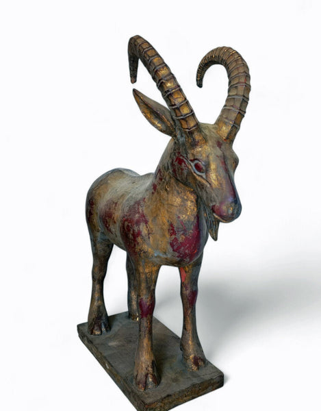 A Pair of Handcrafted Mountain Goats - Dyag East