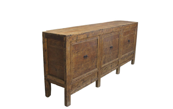 Aged Poplar 3 Door Cabinet - Dyag East