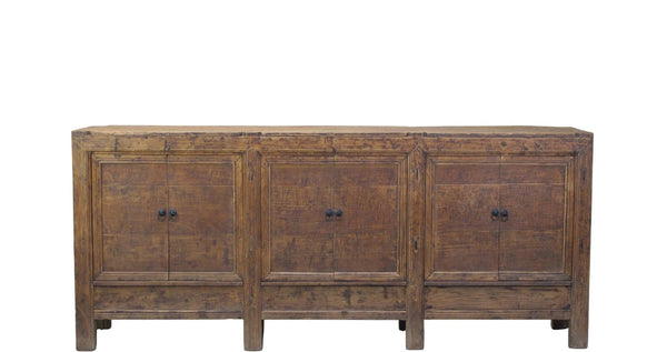 Aged Poplar 3 Door Cabinet - Dyag East