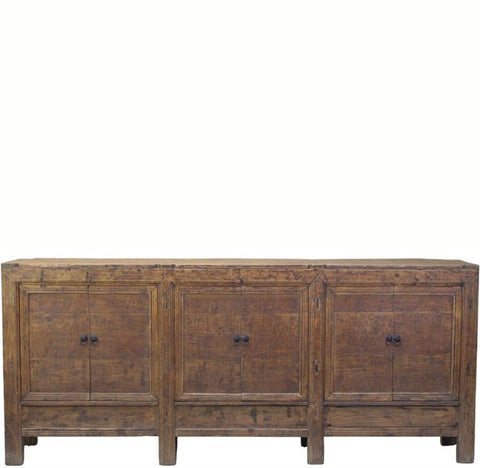 Aged Poplar 3 Door Cabinet - Dyag East