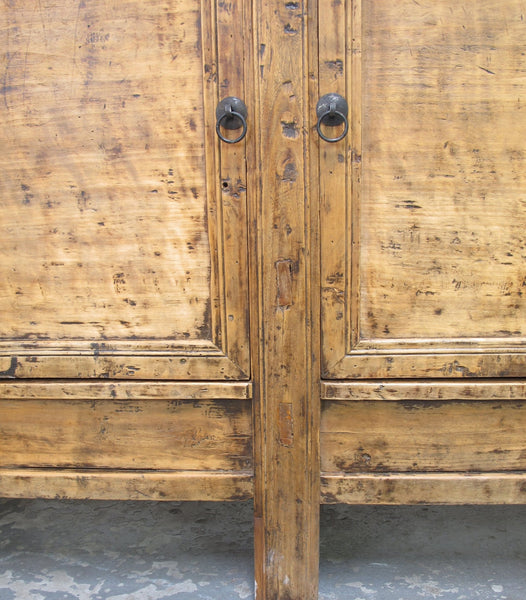 Aged Poplar Double Cabinet - Dyag East