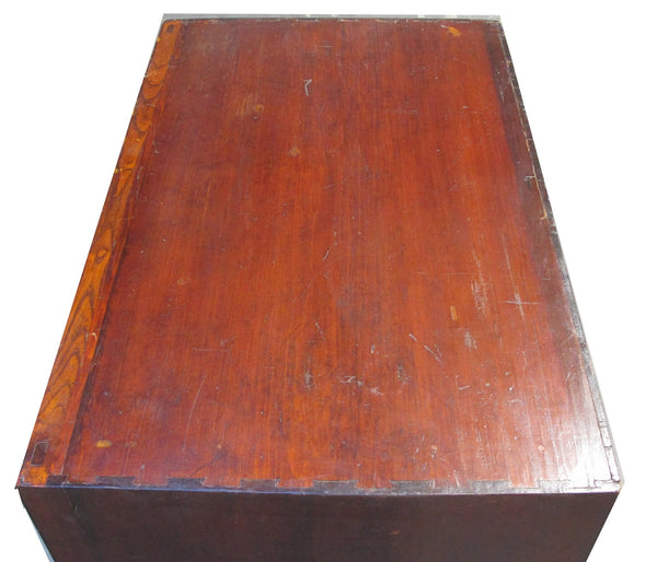 Ancient Chinese Elm Lacquered Cabinet - Dyag East