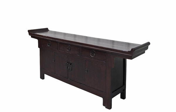 Antique Beijing Everted Flange Buffet Sideboard - Dyag East