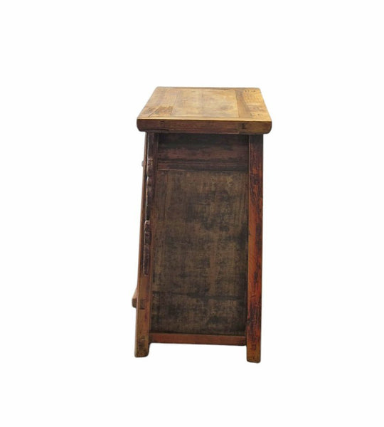 Antique Carved Elm Cabinet - Dyag East