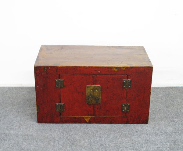 Antique China Red Cabinet - Dyag East