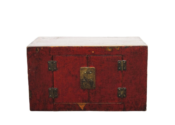 Antique China Red Cabinet - Dyag East