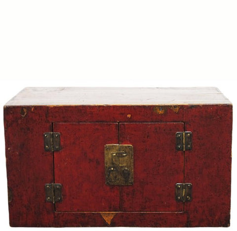 Antique China Red Cabinet - Dyag East