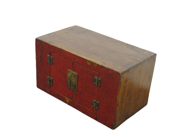 Antique China Red Cabinet - Dyag East