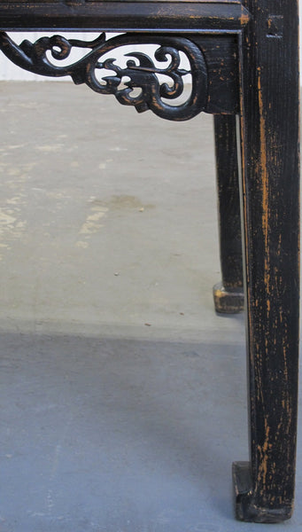 Antique Chinese 40" Three-Drawer Console Table - Dyag East