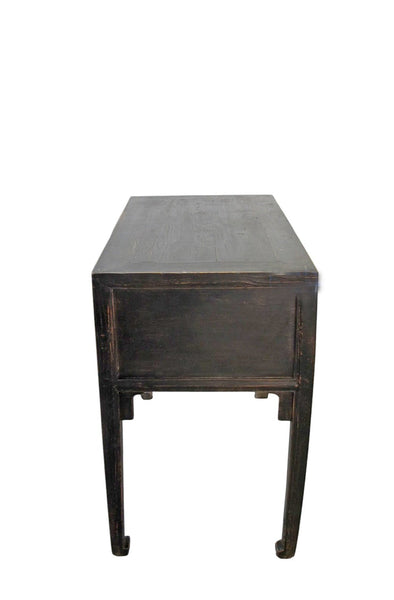Antique Chinese 40" Three-Drawer Console Table - Dyag East