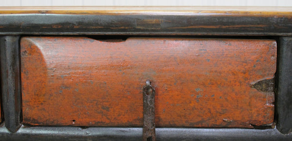 Antique Chinese 72" Long Apothecary Cabinet - Dyag East