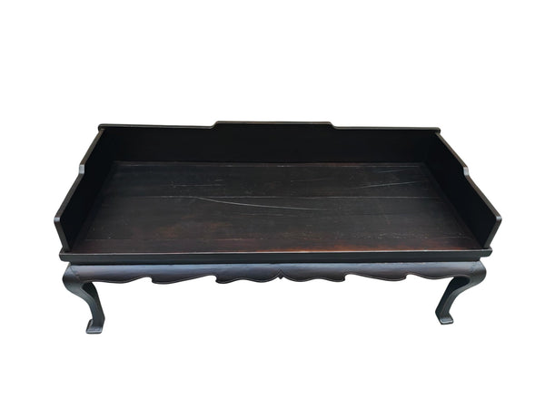 Antique Chinese Black Lacquer Daybed Bench, Northern China, Circa 1826 - Dyag East