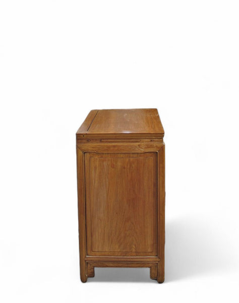 Antique Chinese Blackwood Chest with 3 Drawers - Dyag East