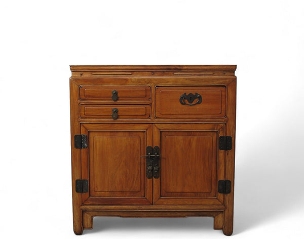 Antique Chinese Blackwood Chest with 3 Drawers - Dyag East