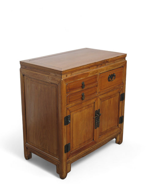 Antique Chinese Blackwood Chest with 3 Drawers - Dyag East