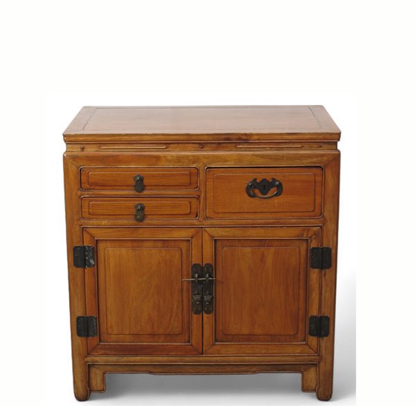 Antique Chinese Blackwood Chest with 3 Drawers - Dyag East
