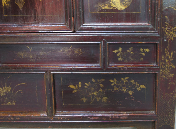 Antique Chinese Chinoiserie-Style Cabinet - Dyag East