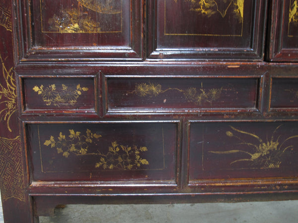 Antique Chinese Chinoiserie-Style Cabinet - Dyag East