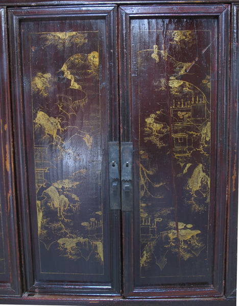 Antique Chinese Chinoiserie-Style Cabinet - Dyag East