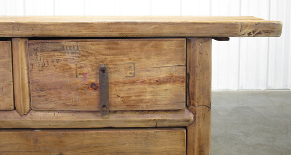 Antique Chinese Console Table with Five Drawers - Dyag East