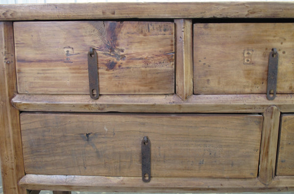 Antique Chinese Console Table with Five Drawers - Dyag East