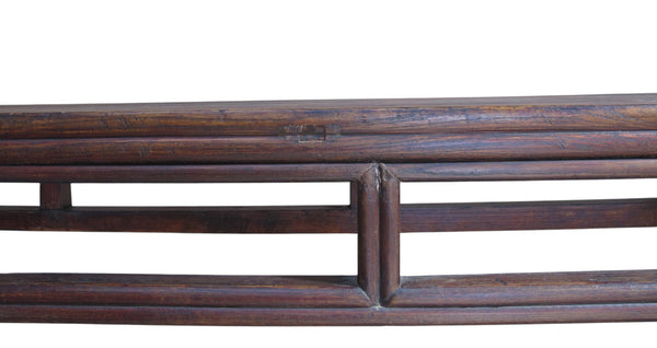 Antique Chinese Elm Console Table, 9.6' Long – Qing Dynasty - Dyag East