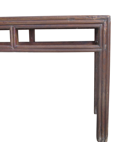 Antique Chinese Elm Console Table, 9.6' Long – Qing Dynasty - Dyag East